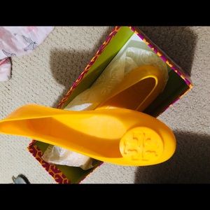 Tory Burch plastic shoes